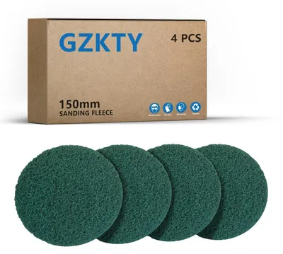 Zdjęcie produktu dla Ścierniwa do szlifierki mimośrodowej, 150 mm, z rzepem, ziarno P80-100, 4 sztuki