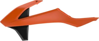 Produktbild von POLISPORT Kühlerspoiler seitlich Originalfarbe 16 Orange/Schwarz passend für KTM