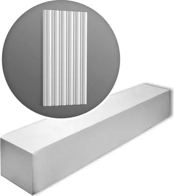 Obrázek produktu pro Orac Decor WX211-2600-box FLUTE 3D Wandpaneele 1 Karton mit 6 Paneelen | 15,6 m