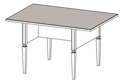 Zdjęcie produktu dla Stół jadalniany Stoły konferencyjne Stół biurowy Stół konferencyjny 130x85cm Meble drewniane