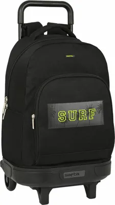 Produktbild von Harry Potter Surf Black Schulrucksack mit Rädern 33 X 45 X 22 cm