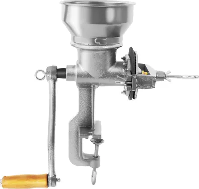 Produktbild von Manuelle Getreidemühle, einstellbare Grobheit, langlebige Konstruktion, Silber