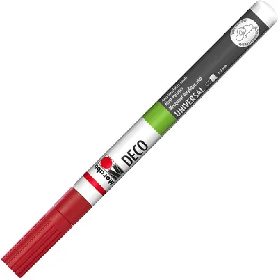 Immagine prodotto di Pennarello acrilico Marabu "Deco Painter matt", rosso ciliegia