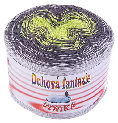 200g Strickgarn Duhová fantazie geisterschiff