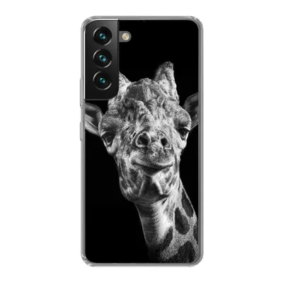 Produktbild von MuchoWow® Handyhülle Schutzhülle Hülle für Samsung Galaxy S22 Plus Giraffe - Tier - Schwarz - Weiß Silikon Softcase Handy Hülle - Schutzabdeckung