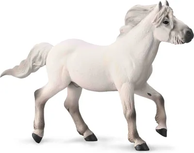 Immagine prodotto di Figurina da collezione: cavallo di Jakutia di colore grigio 004-88951