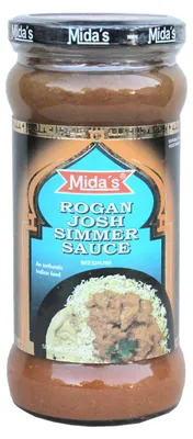 Image de Midas Rogan Josh Simmer Sauce Douceur Sauce indienne prête à l'emploi 370g