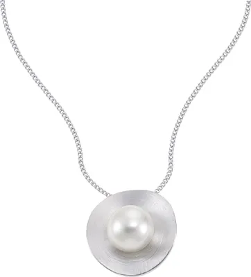 Produktbild von Zeeme Pearls Halskette 925/- Sterling Silber 45cm weiß Perle weiß 500244134
