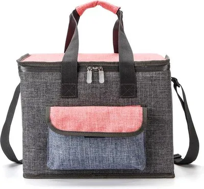 Produktbild von Famanu Picknickkorb - isoliert, wasserdicht, tragbar - 32 x 23 x 24 cm