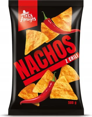 Immagine prodotto di Nachos piccanti 500 g - Tres Amigos
