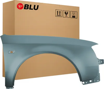 Produktbild von BLU Kotflügel Passend für Audi A6 C5 LX7Z Rechts Silber DelphinGrau | 1997-2001 | Vorderseite Vorne | Lackiert | Einbaufertig
