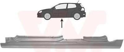 Produktbild von VAN WEZEL 5863103 Schweller Reparaturblech Einstiegblech Links für VW GOLF VI (5K1)
