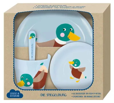 Produktbild von Freche Rasselbande - Geschirr Geschenkset Ente