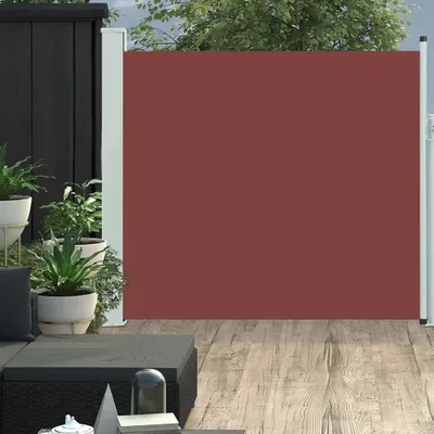 Imagen del producto de Maison Exclusive - Toldo lateral extensible de 170 x 300 cm, color marrón