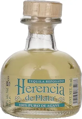 Produktbild von Herencia de Plata REPOSADO Tequila 100% Puro De Agave 38% Vol. 0,05l