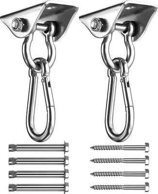 Produktbild von Drehbare Deckenhaken 450kg Edelstahl schwenkbar