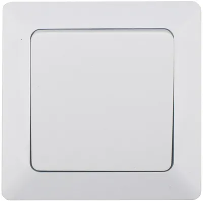 Produktbild von ChiliTec 22776 MILOS Kreuzschalter weiß matt 250V/ 10A, inkl. Rahmen, UP