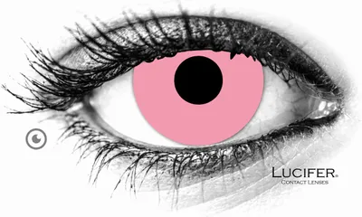 Image de Lucifer® Posy Pink lentilles de contact colorées - 2 pcs (1 paire), sans ordonnance
