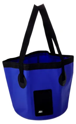 Produktbild von Faltbarer Wassereimer PVC Vielseitiger Eimer für Camping Angeln Autowäsche Outdoor Tragbar mit Griff
