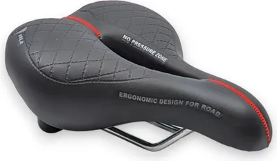 Produktbild von Selle Monte Grappa Sattel City VELA schwarz mit Aussparung - Elastomer Federung