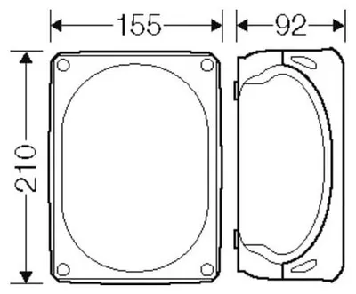 Immagine prodotto di Scatola di giunzione per cavi Hensel fino a 16qmm DK 1600 G