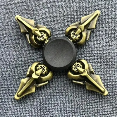 Produktbild von Tinisu Fidget Spinner Kreisel Anti Stress Rainbow Metall Finger ADHS