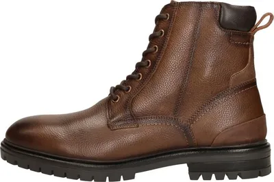 Productafbeelding van SUB55 Utha Veterschoenen Hoog - cognac - Maat 42