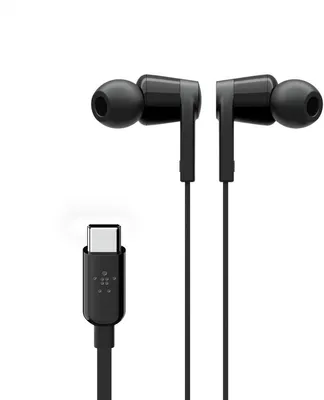 Produktbild von Belkin Rockstar In-Ear Kopfhörer USB-C Connector sw. G3H0002btBLK