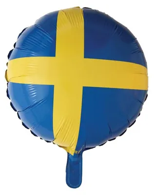 Produktbild von Folienballon Schweden-Motiv 45 cm