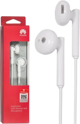 Produktbild von Slúchadlá Huawei Semi in-ear, 3-button, mikrofón, biele