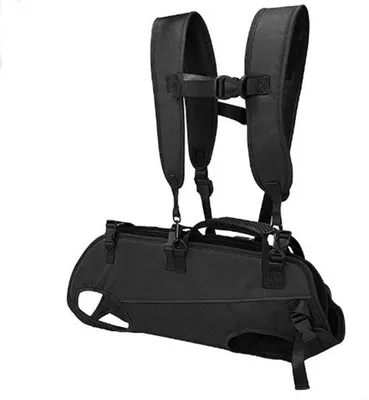 Produktbild von Hunde-Rucksack - Reise-Rucksack für Hunde - Tragbarer Hundeträger - Hundeträger für Reisen, Spaziergänge, Outdoor-Aktivitäten - Schwarz - Größe L