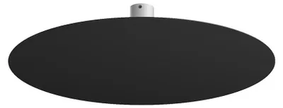 Produktbild von Moderne Deckenleuchte Scheibe Metall Schwarz 9 Lichter Gx53