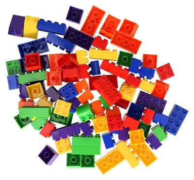 Image de Blocs de construction colorés, 90 pièces