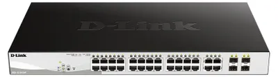 Zdjęcie produktu dla D-Link Switch DGS-1210-24P/E 24xGBit/4xSFP 19" Managed PoE