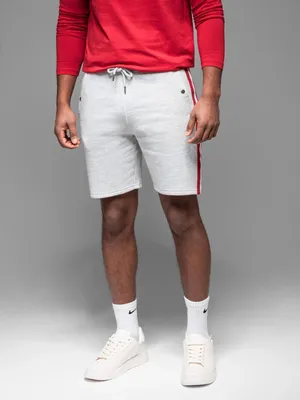 Obrázek produktu pro Ombre Clothing Pánské teplákové kraťasy Melqartpilles šedá M