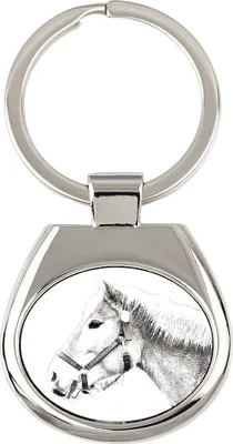 Immagine prodotto di Hafling - Portachiavi con cavallo, portachiavi con stampa, ciondolo personalizzato del marchio Art-Dog.