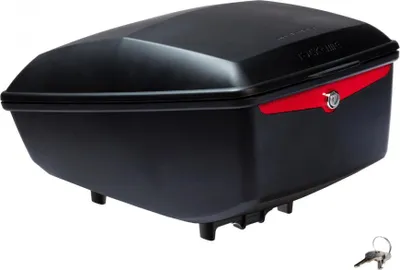 Produktbild von Racktime Tour Box 2.0 12 Liter schwarz - abschließbarer Fahrradkoffer mit vor...