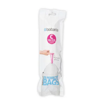Produktbild von Brabantia PerfectFit Müllbeutel Typ C 10-12 L, 20 Stck