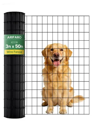 Imagen del producto de Valla metálica de malla de alambre con revestimiento de PVC, 0,9 m x 15 m