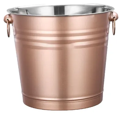 Produktbild von Eisbehälter Mit Deckel, Löffel, Zange Und Filter 1 Stück, Edelstahl Isoliert, Für Barbecue Und Party