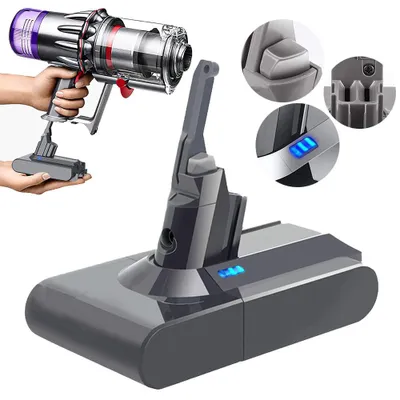 Produktbild von Juksun 21,6 V Dyson V8 Akku für Dy_Son V8 Akku Ersatz 4600 mAh, kompatibel mit Dy_Son V8 Animal V8 Absolute V8 Fluffy schnurlosen Stabstaubsauger