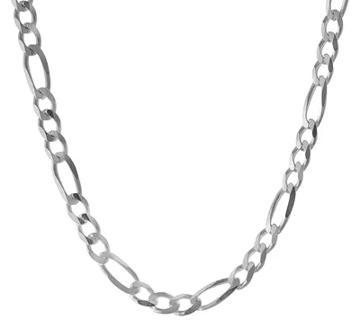 trendor 85925 Halskette für Herren 925 Sterlingsilber Figaro-Kette 2