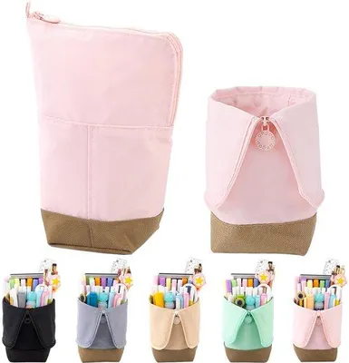Produktbild von Aufklappbare Etui mit Fach rosa groß