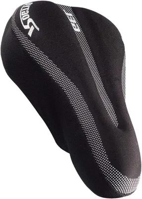Productafbeelding van Fietszadelhoes - Zadelkussen - Comfortabel Fietsen - Zachte Siliconen Vulling - 29.5 x 17 cm - Zwart