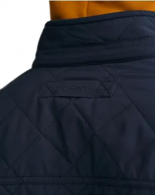 Produktbild von Gant Übergangsjacke navy einfarbig Reißverschluss normale Passform