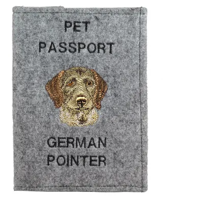 Produktbild von Art-Dog Dokumentenhülle Deutsch Drahthaar – mit Stickerei