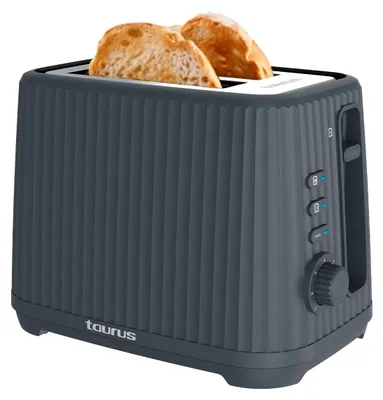 Toaster 1150W, 7 Bräunungsstufen, 2 Schlitze, Schwarz