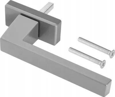 Produktbild von Aluminium-Fenstergriff Quadratischer Griff Stilvoll Modern 35mm Silber