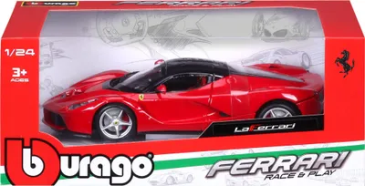 Obrázek produktu pro BBURAGO Ferrari LaFerrari, Model supersportovního automobilu, Sestavený, 1:24, Ferrari LaFerrari, Jakékoliv pohlaví, Kov, Plast