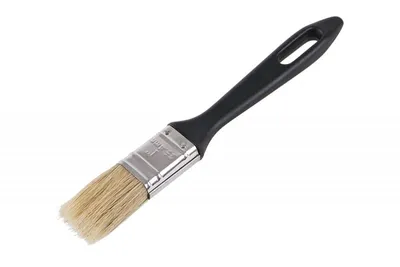 Produktbild von Flachpinsel Serie 1 mit Kunststoffgriff und chinesischen Schweineborsten 38x12.5mm